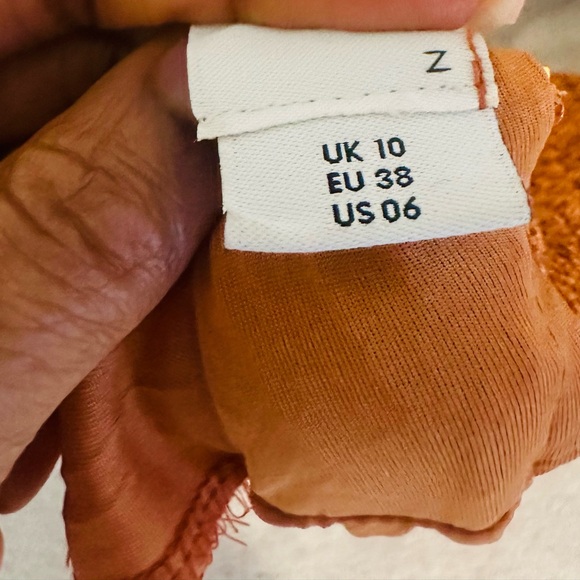 Rust Kimono Sleeve Maxi Occassion Dress - Picture 16 of 16